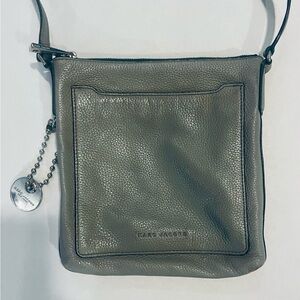 Marc Jacobs Gray Leather Crossbody Bag